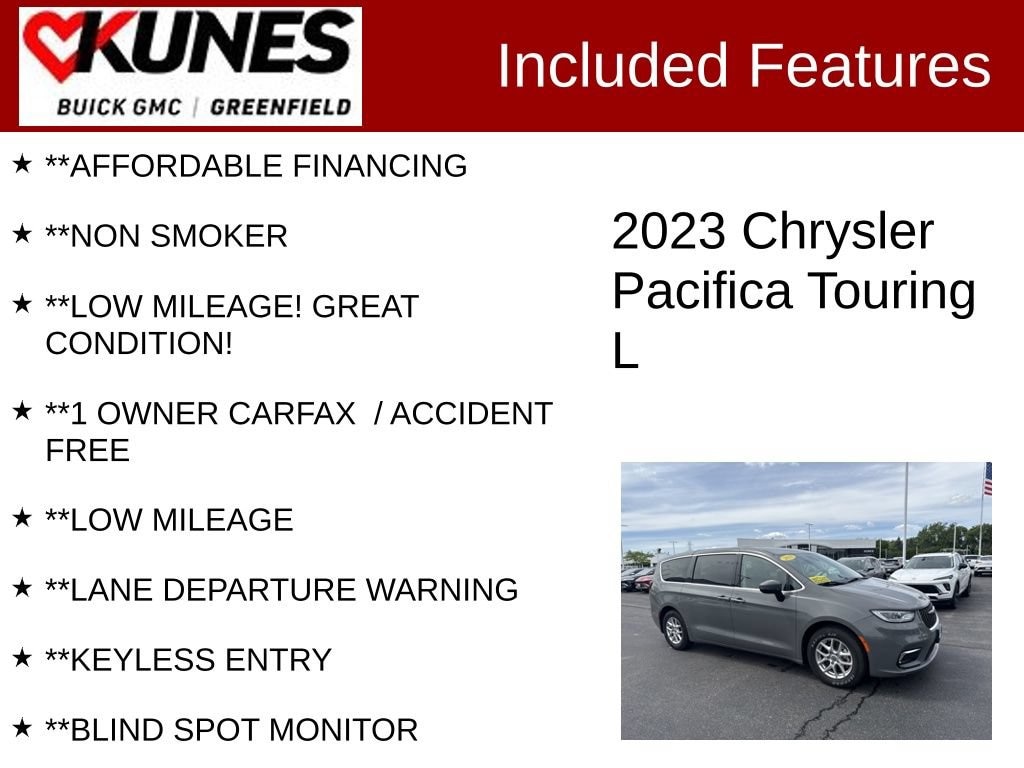 Used 2023 Chrysler Pacifica Touring L