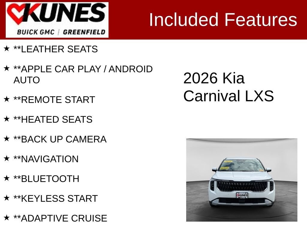 Used 2026 Kia Carnival LXS
