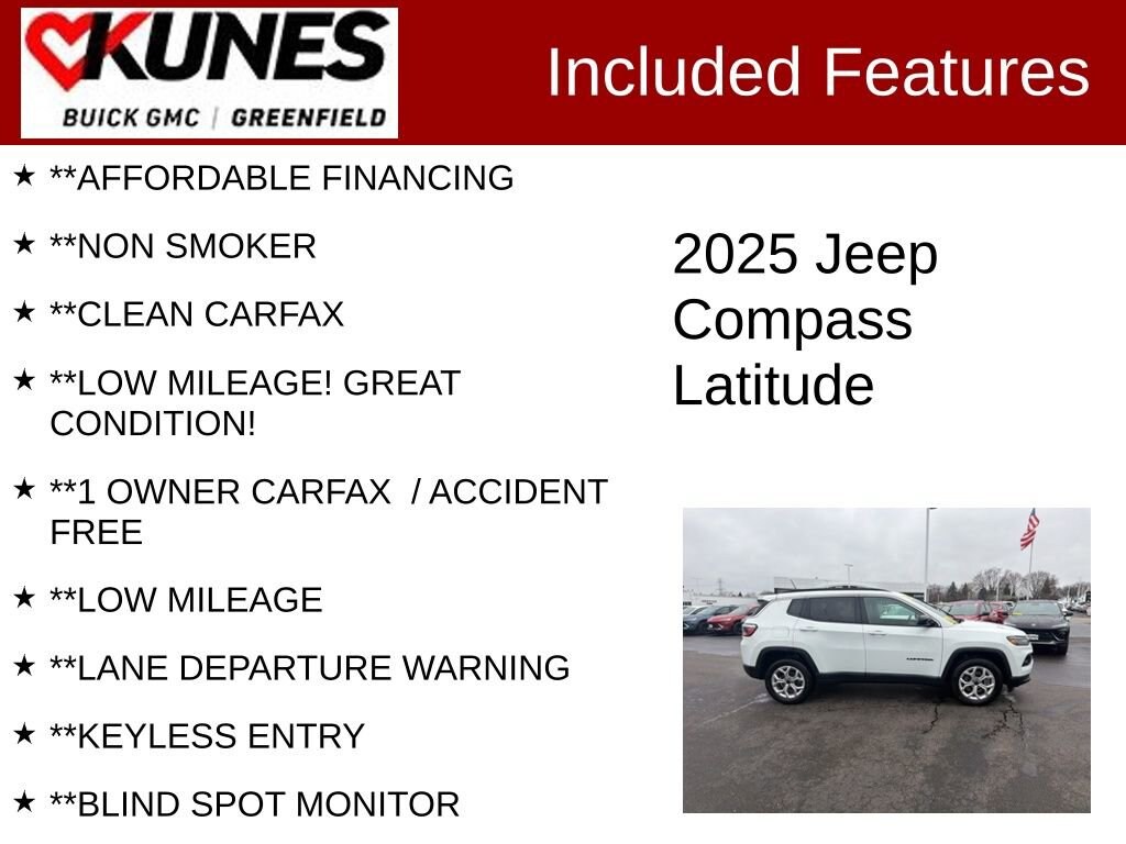 Used 2025 Jeep Compass Latitude