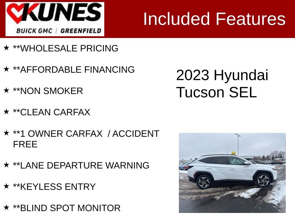Used 2023 Hyundai Tucson SEL