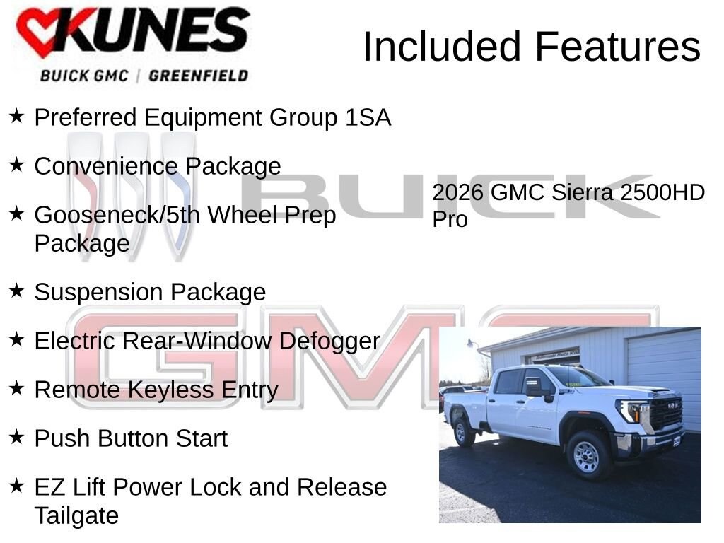 New 2026 GMC Sierra 2500 HD Pro Truck