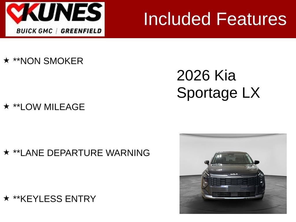 Used 2026 Kia Sportage LX