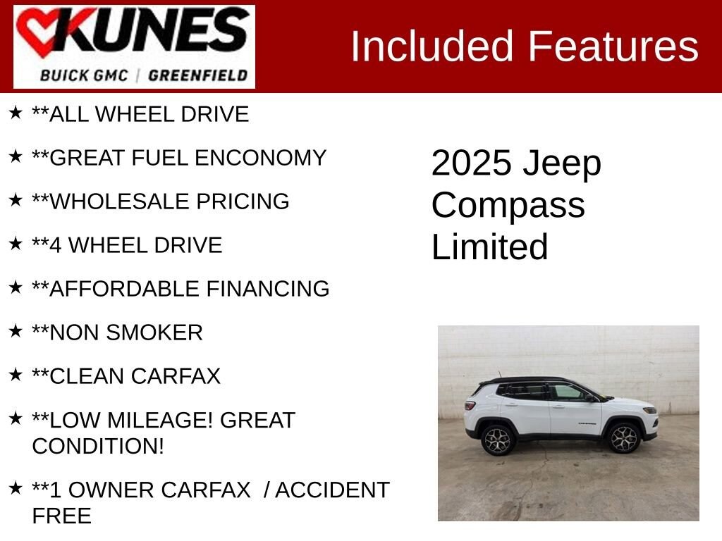 Used 2025 Jeep Compass Limited