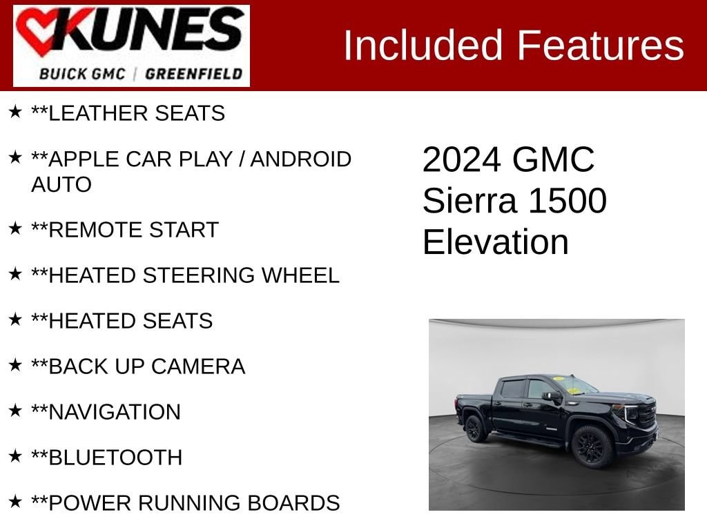Used 2024 GMC Sierra 1500 Elevation Truck