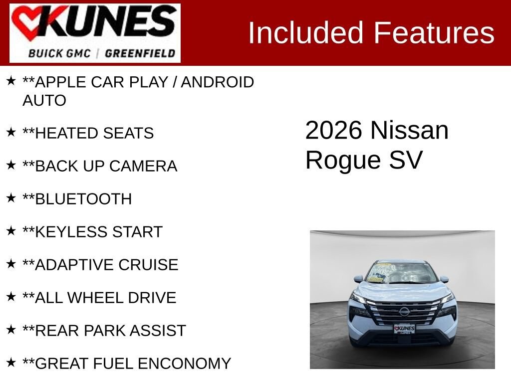 Used 2026 Nissan Rogue SV