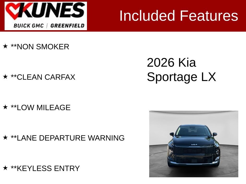 Used 2026 Kia Sportage LX