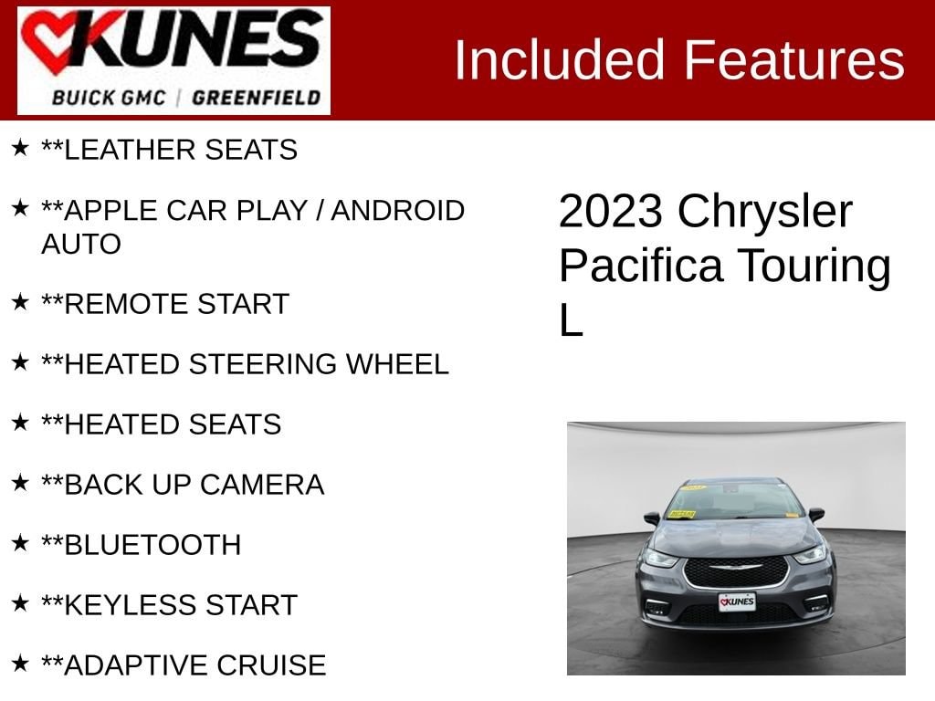 Used 2023 Chrysler Pacifica Touring L