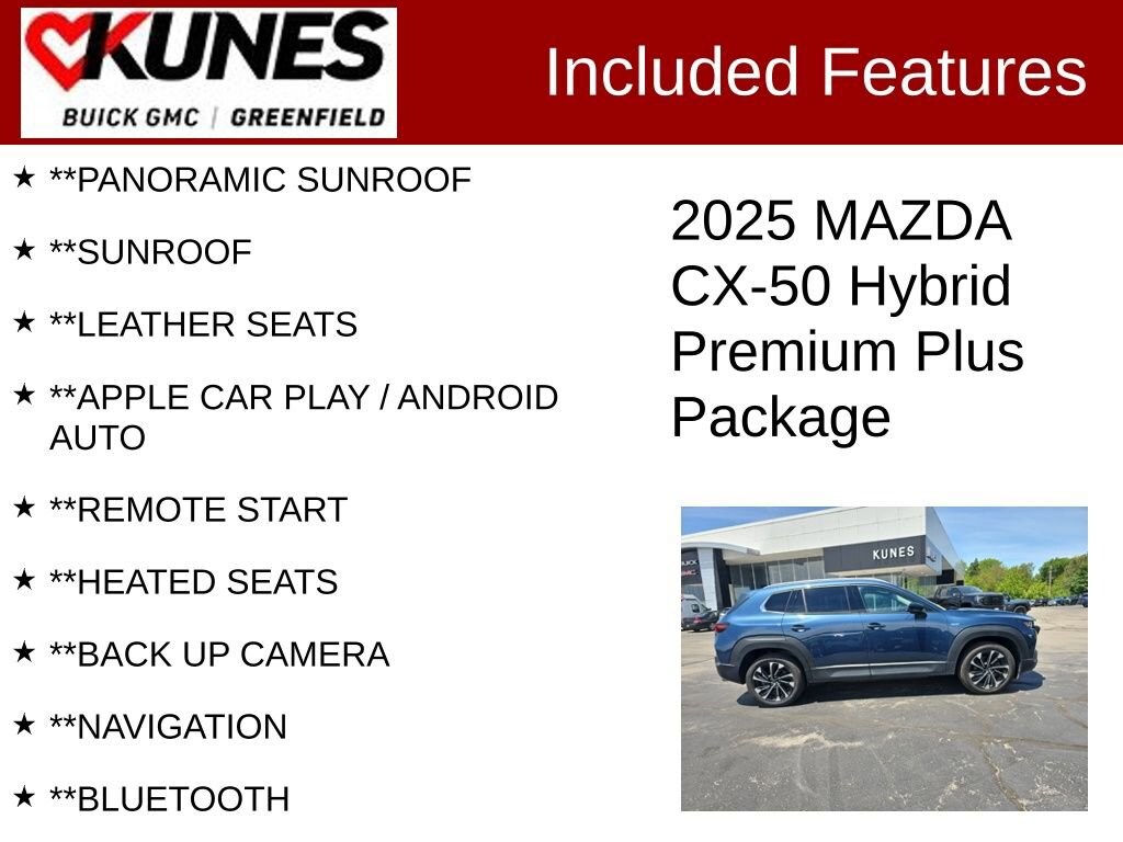 Used 2025 Mazda CX-50 Hybrid Premium Plus Package