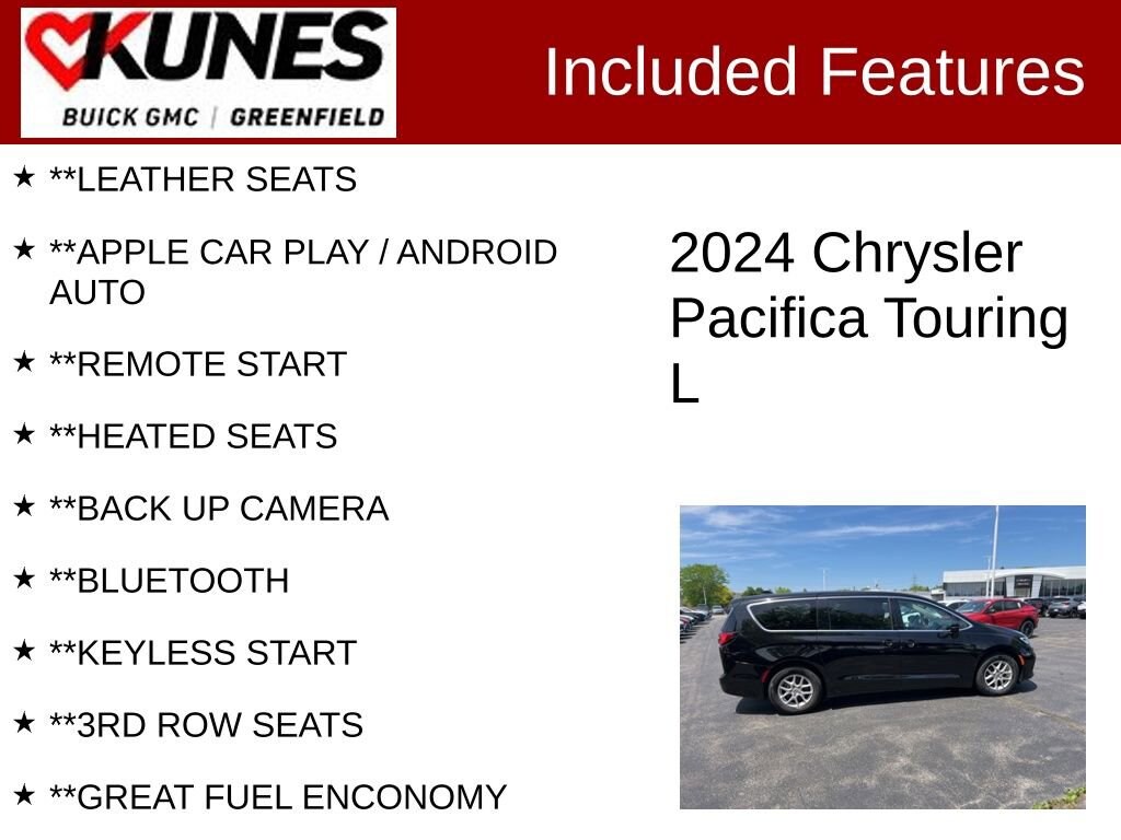 Used 2024 Chrysler Pacifica Touring L