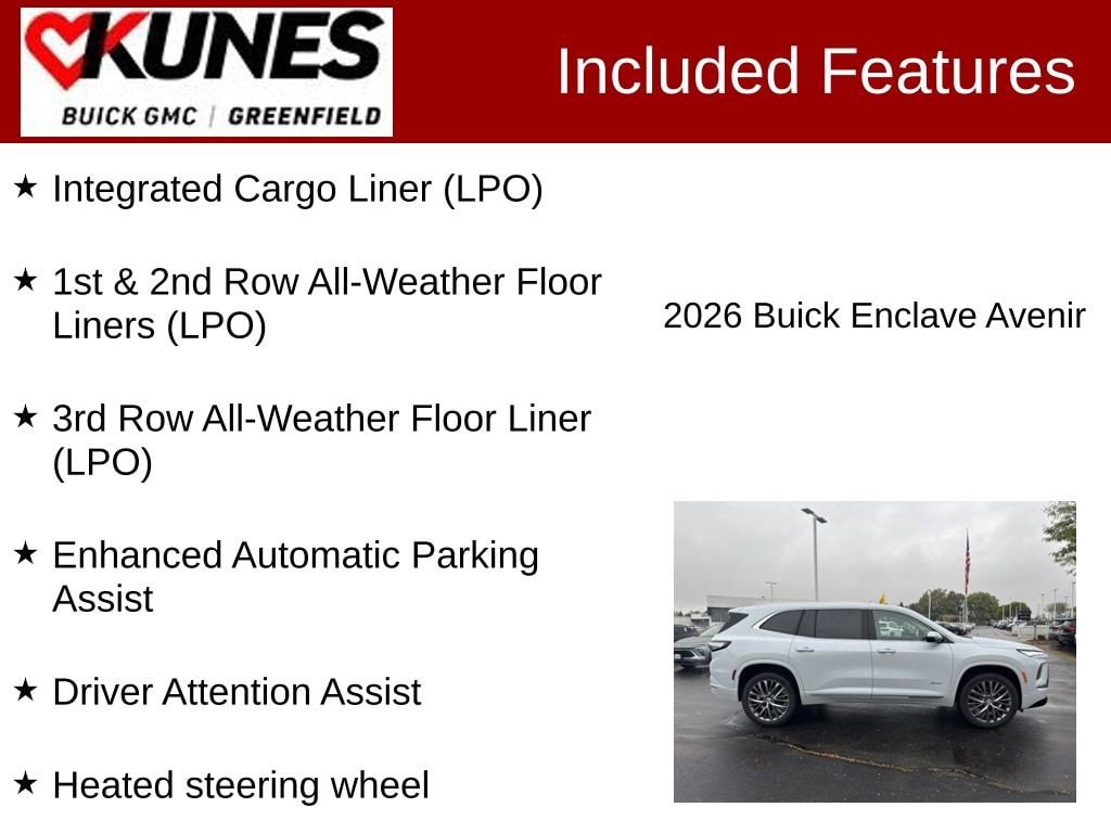 New 2026 Buick Enclave Avenir SUV