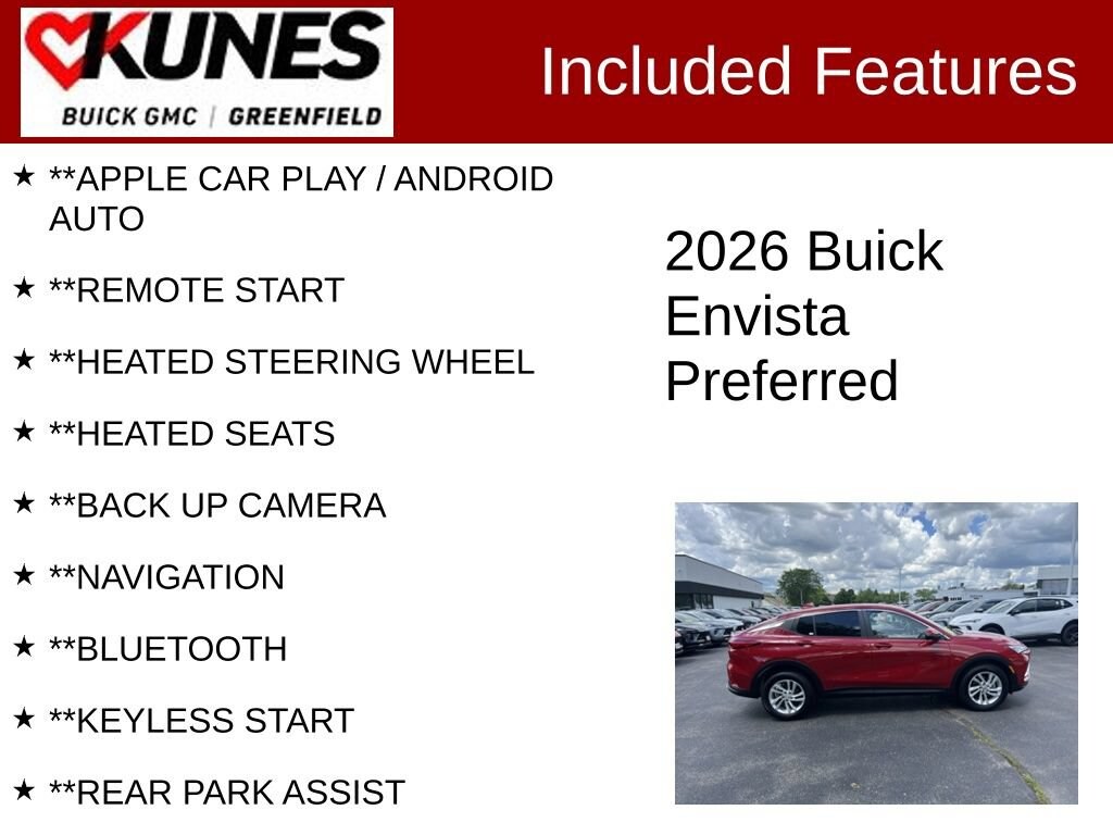 Used 2026 Buick Envista Preferred SUV
