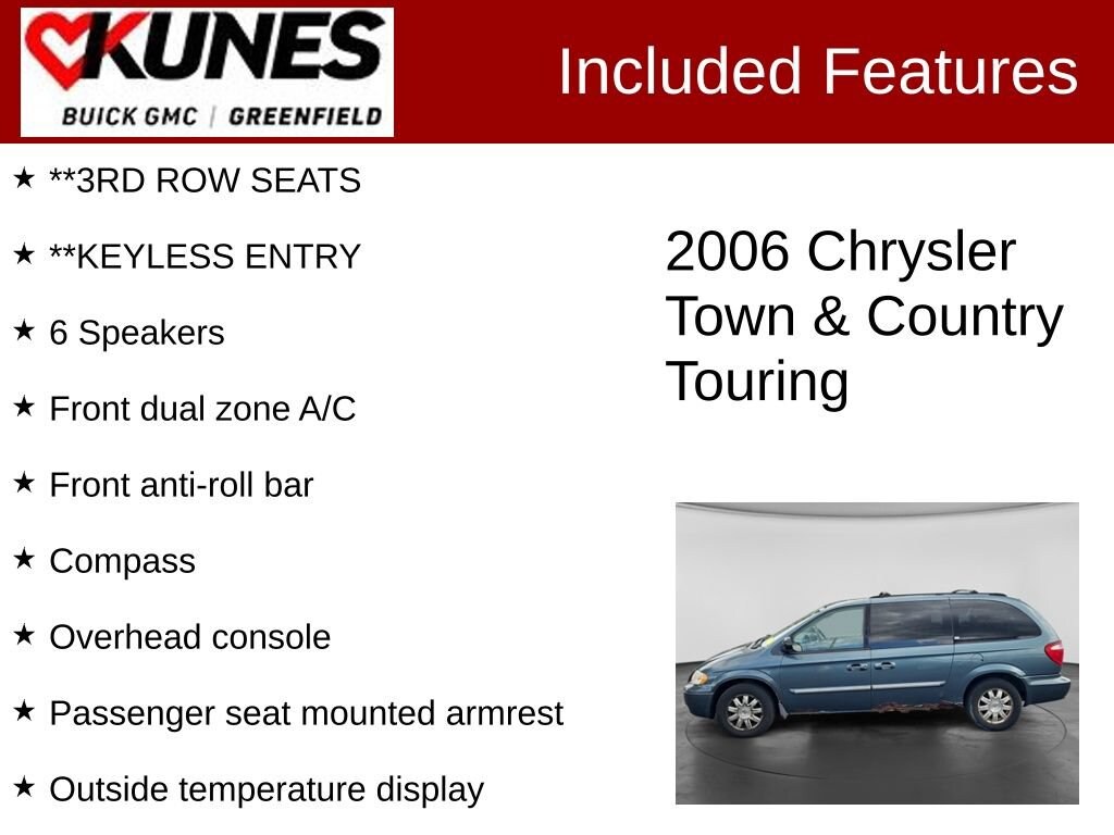 Used 2006 Chrysler Town & Country LWB Touring