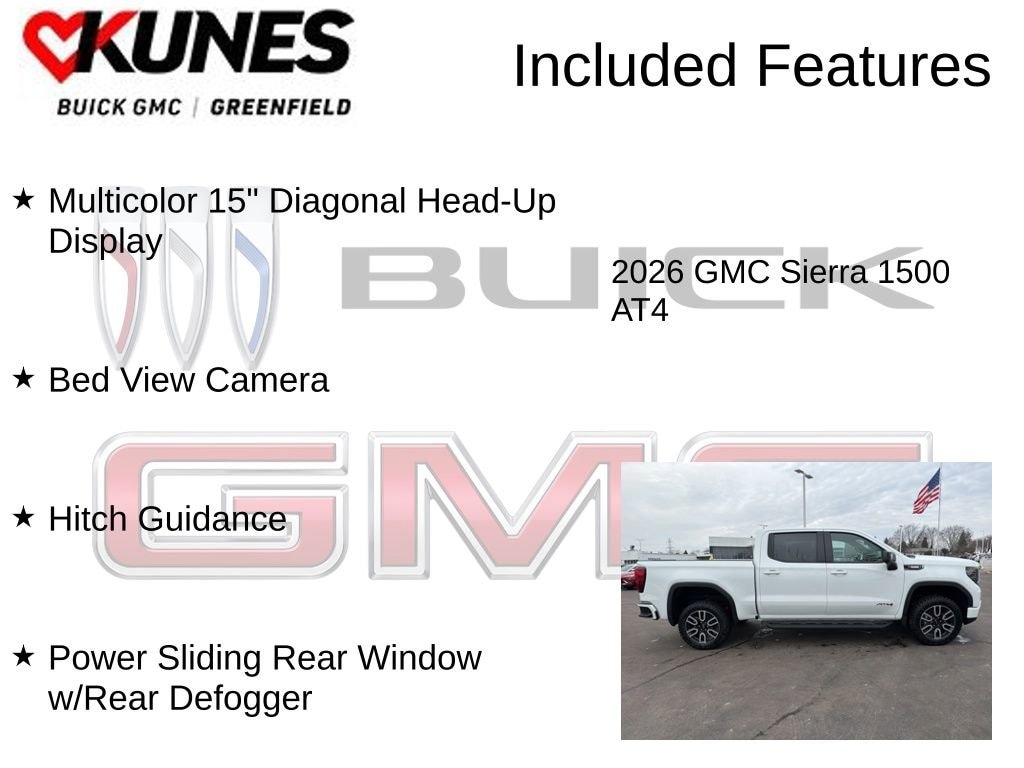 New 2026 GMC Sierra 1500 AT4 Truck