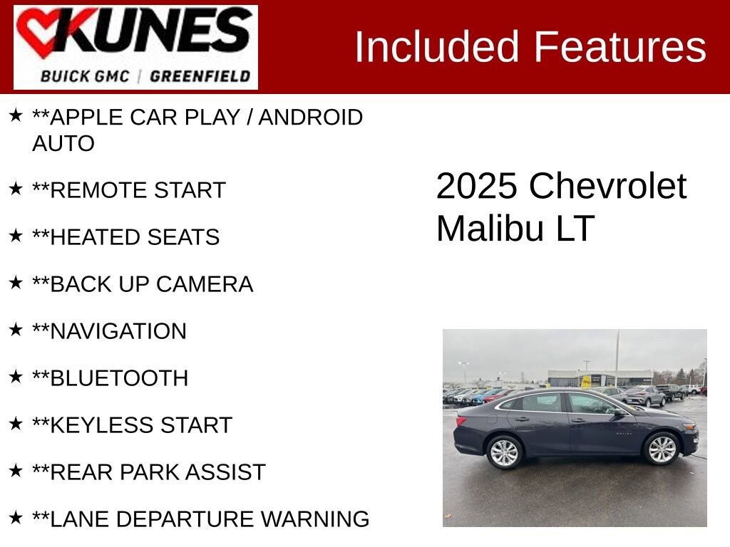 Used 2025 Chevrolet Malibu 1LT Car