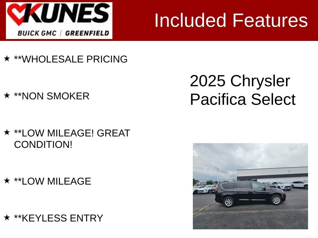 Used 2025 Chrysler Pacifica Select