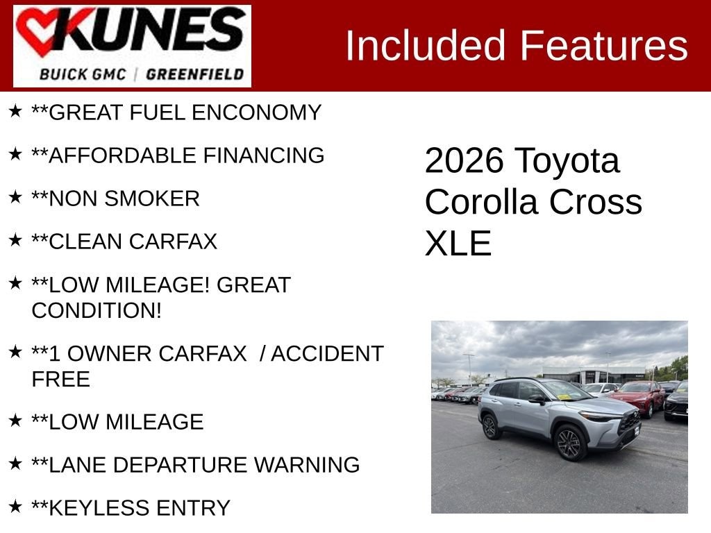 Used 2026 Toyota Corolla Cross XLE