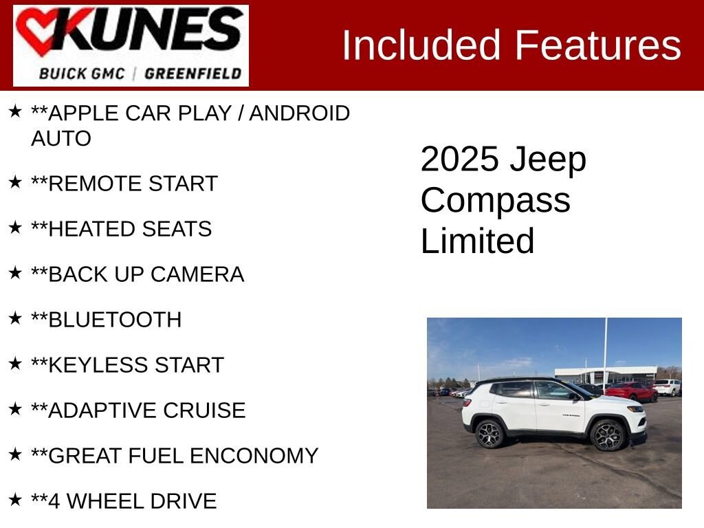 Used 2025 Jeep Compass Limited