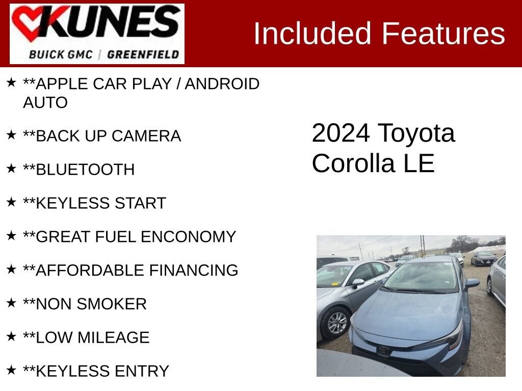 Used 2024 Toyota Corolla LE