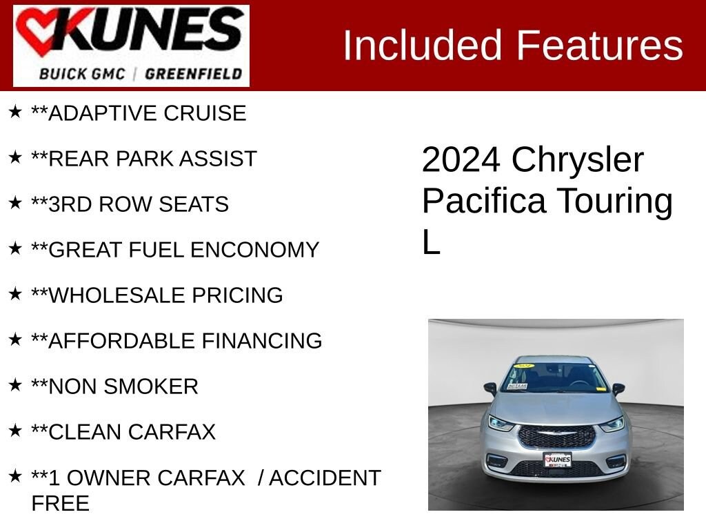 Used 2024 Chrysler Pacifica Touring L