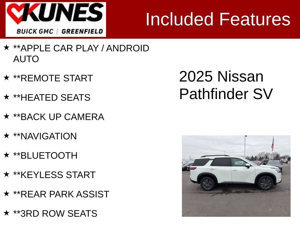 Used 2025 Nissan Pathfinder SV