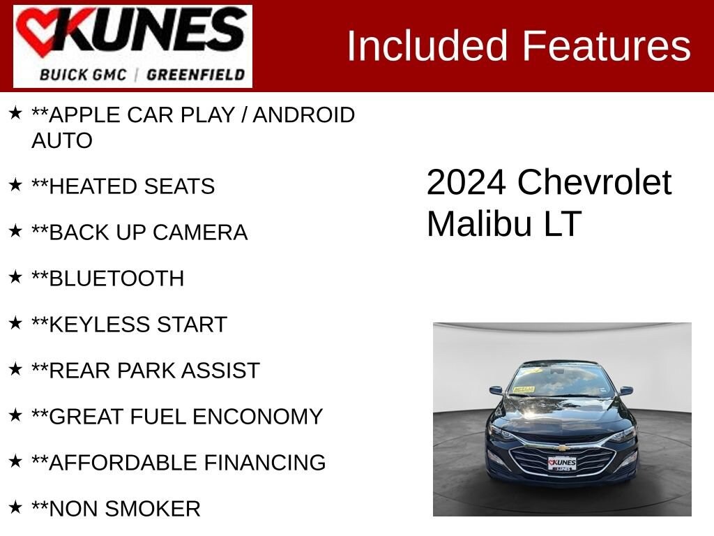 Used 2024 Chevrolet Malibu 1LT Car