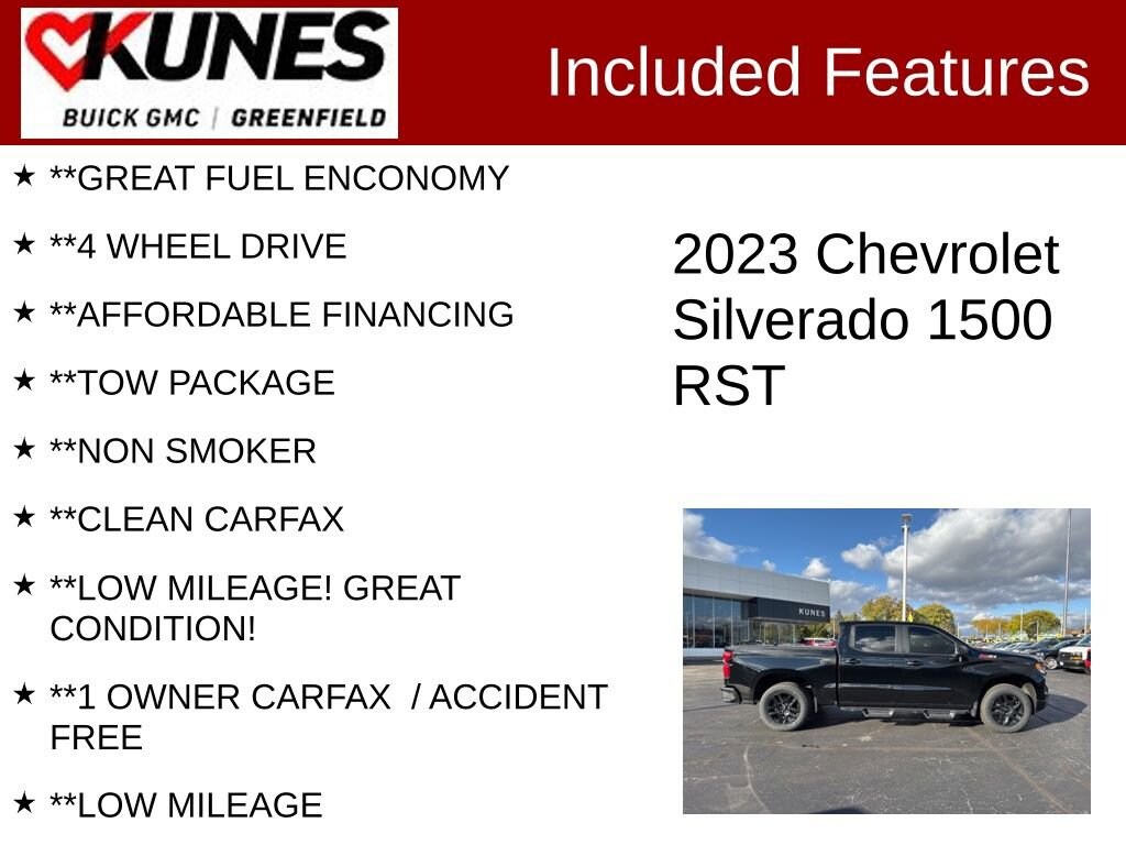 Used 2023 Chevrolet Silverado 1500 RST Truck