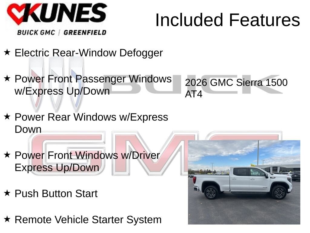New 2026 GMC Sierra 1500 AT4 Truck