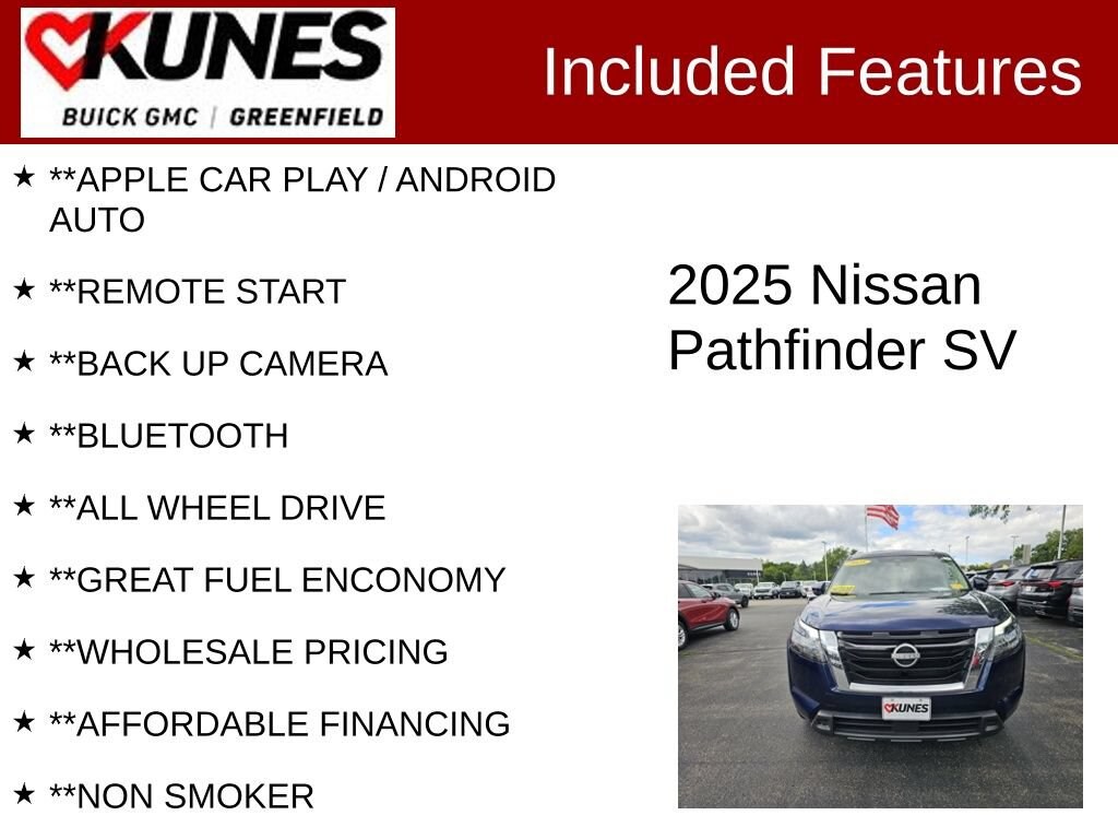 Used 2025 Nissan Pathfinder SV