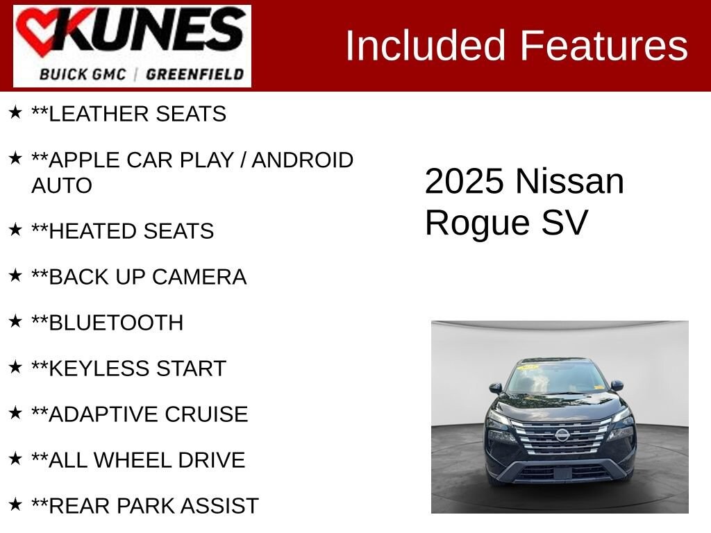 Used 2025 Nissan Rogue SV
