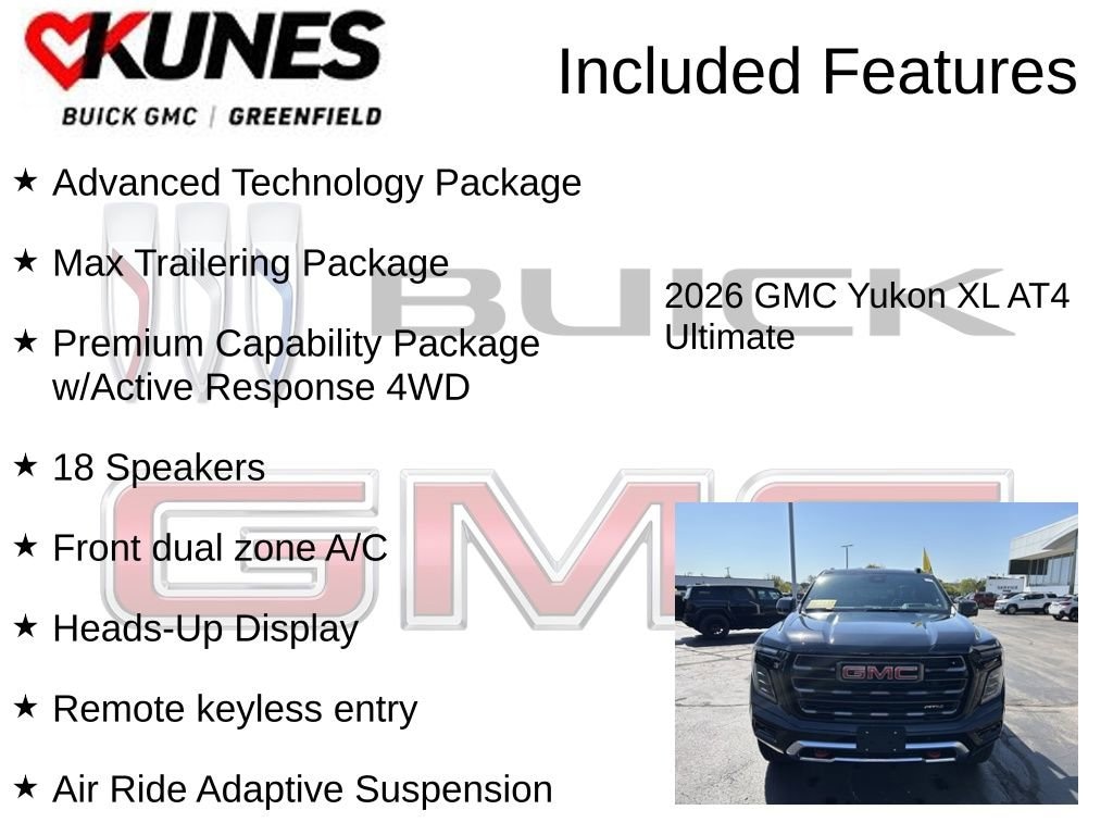 New 2026 GMC Yukon XL AT4 Ultimate SUV