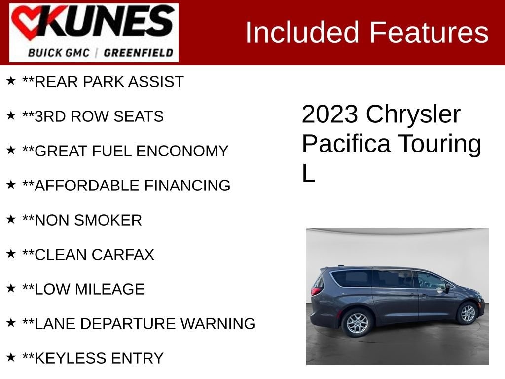 Used 2023 Chrysler Pacifica Touring L