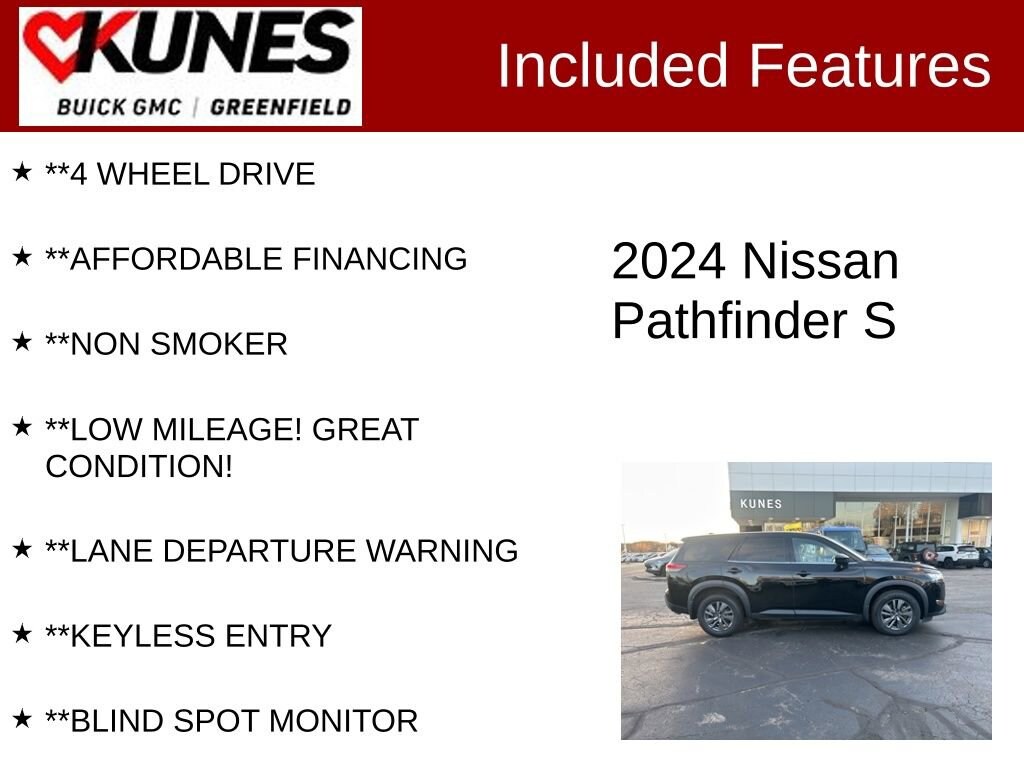 Used 2024 Nissan Pathfinder S