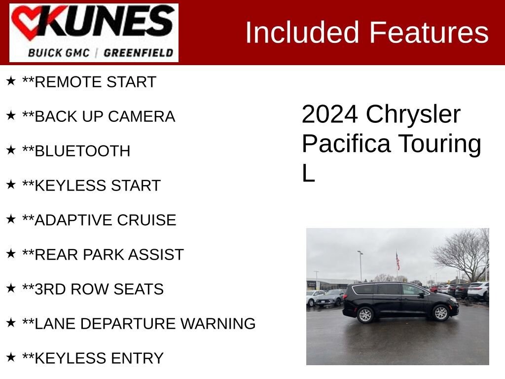 Used 2024 Chrysler Pacifica Touring L