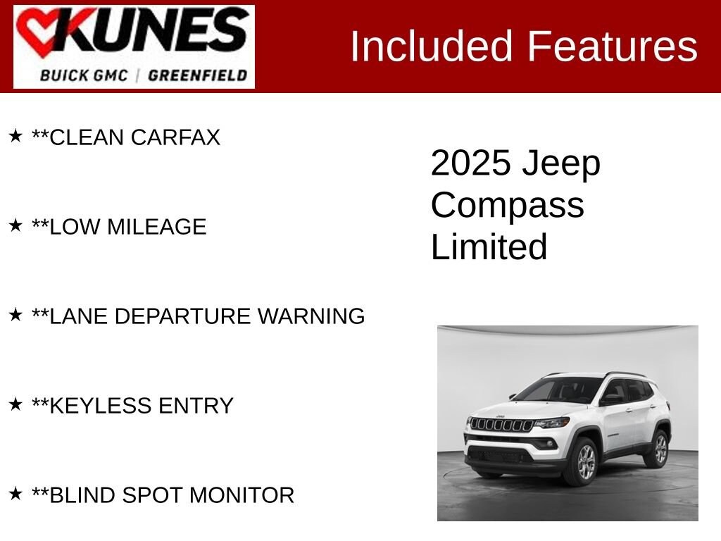 Used 2025 Jeep Compass Limited