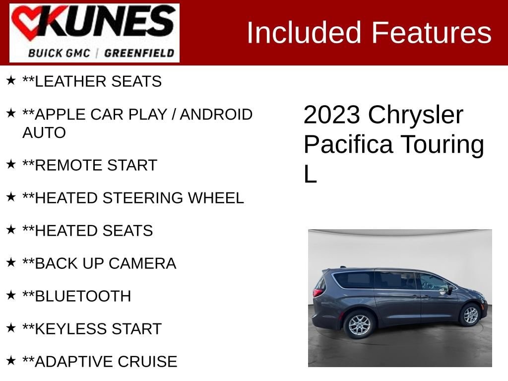 Used 2023 Chrysler Pacifica Touring L