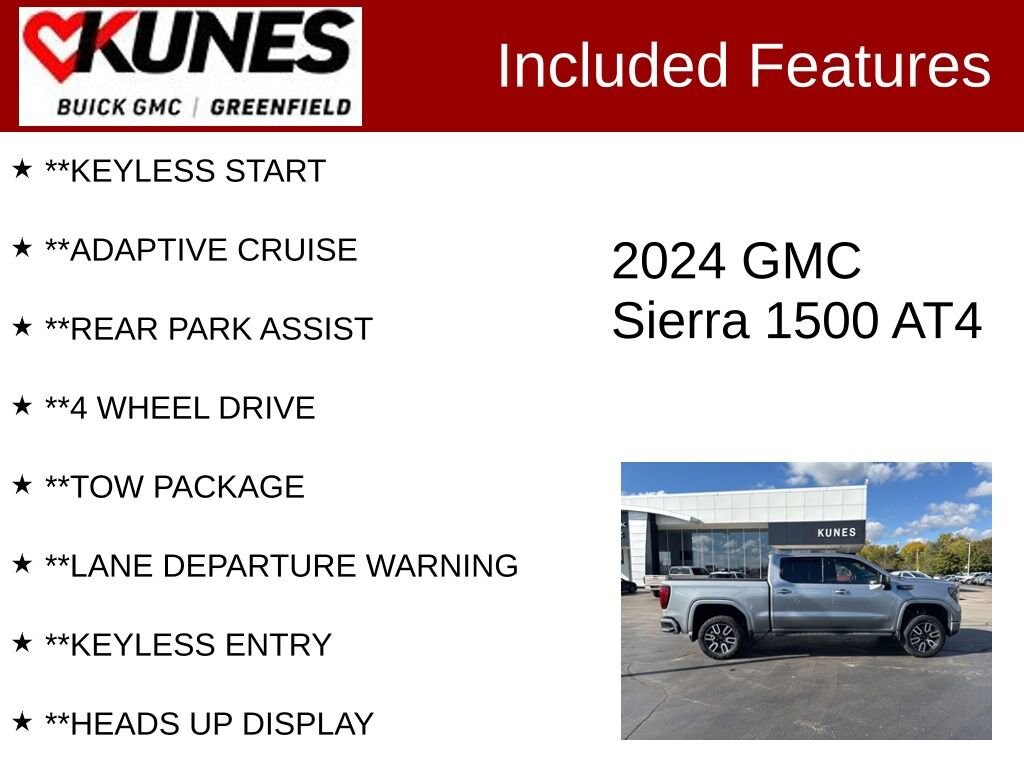 Used 2024 GMC Sierra 1500 AT4 Truck