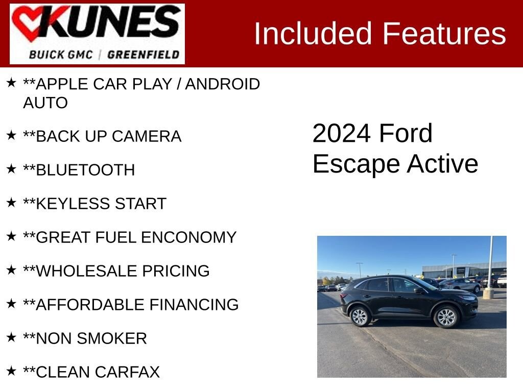 Used 2024 Ford Escape Active