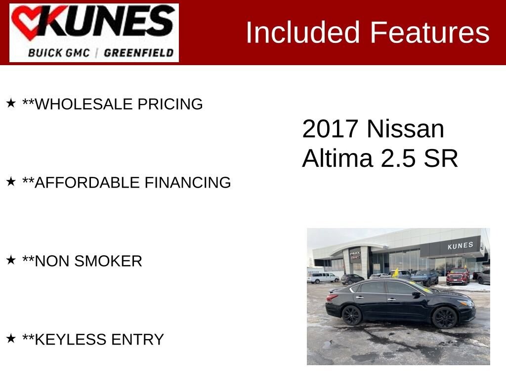 Used 2017 Nissan Altima 2.5 SR