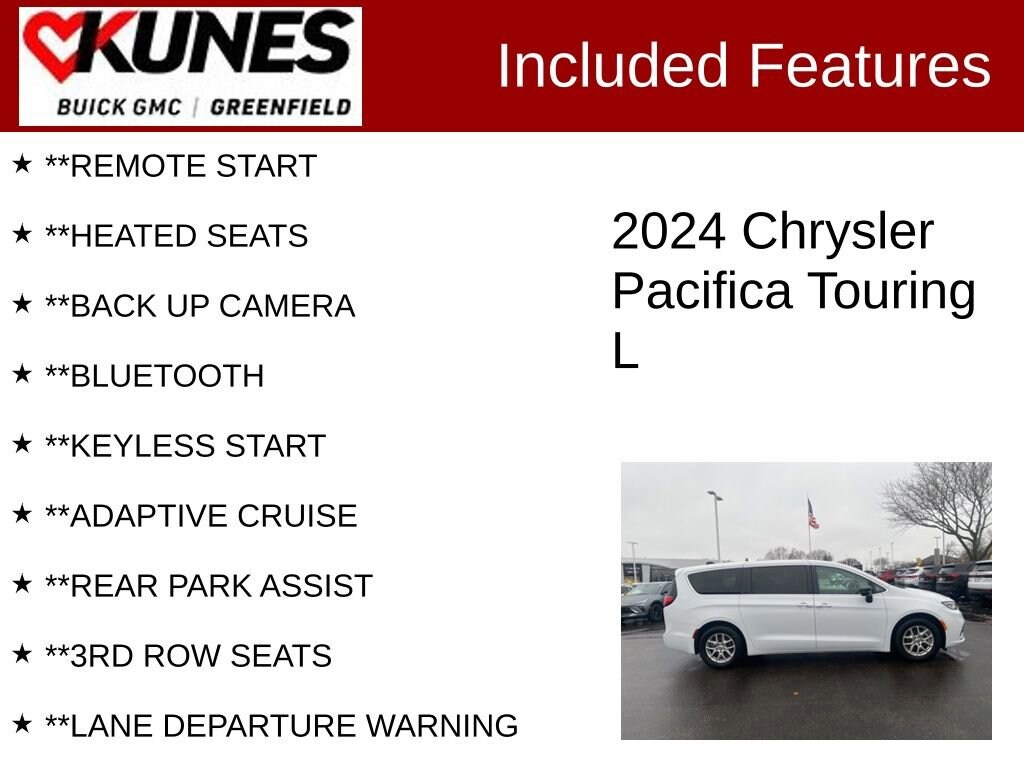 Used 2024 Chrysler Pacifica Touring L