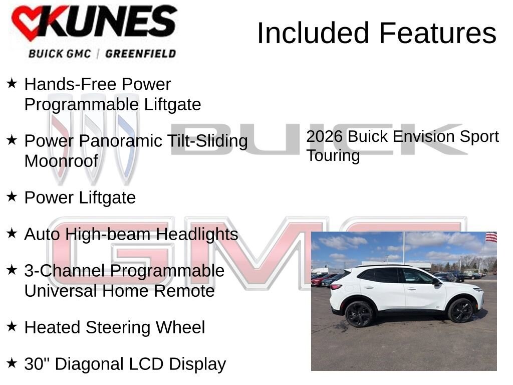 New 2026 Buick Envision Sport Touring SUV