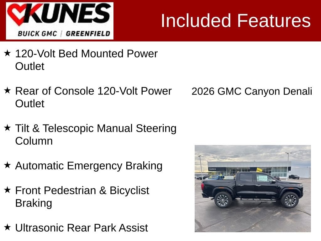 New 2026 GMC Canyon Denali Truck