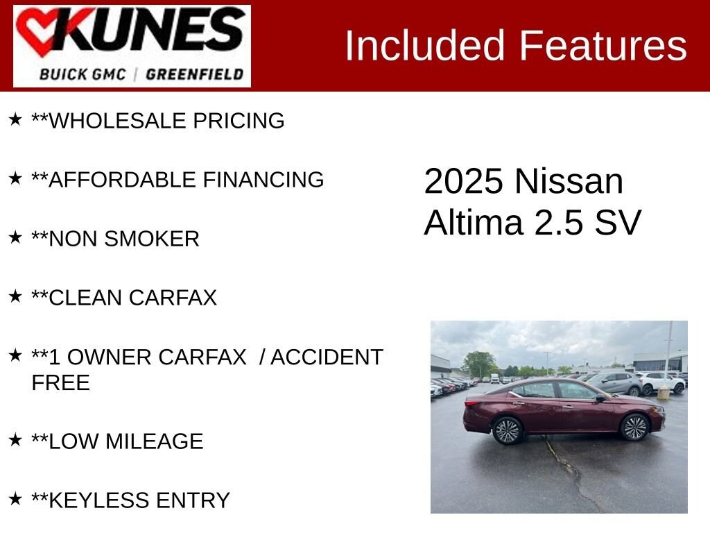 Used 2025 Nissan Altima SV