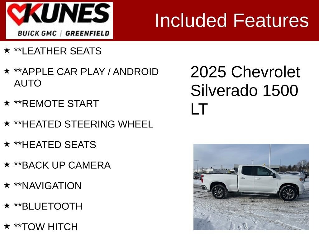 Used 2025 Chevrolet Silverado 1500 LT Truck