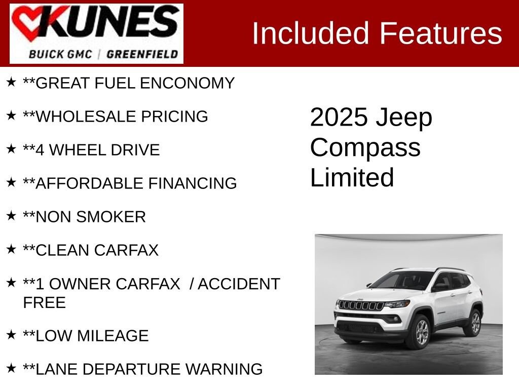 Used 2025 Jeep Compass Limited