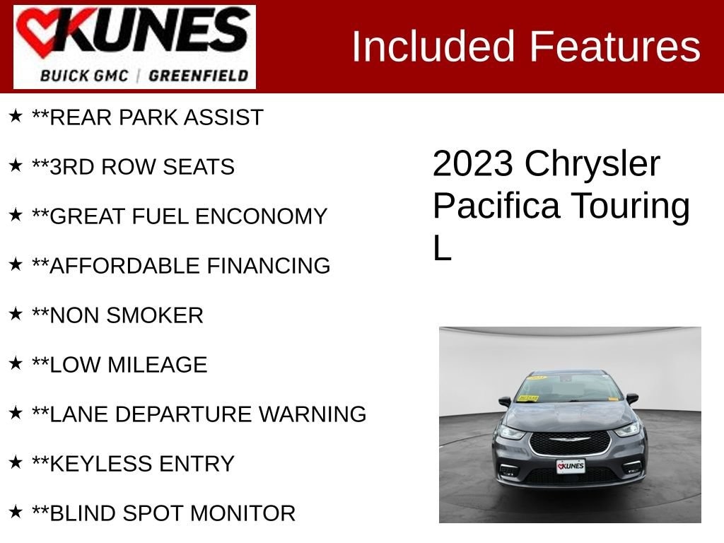 Used 2023 Chrysler Pacifica Touring L
