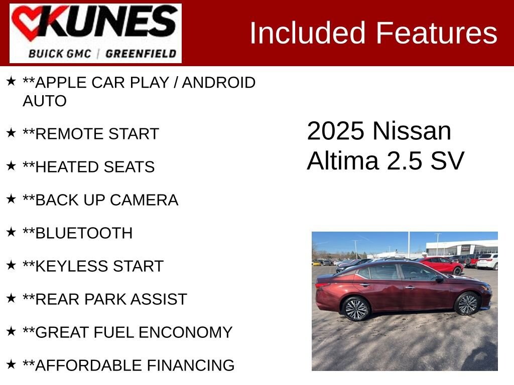 Used 2025 Nissan Altima SV