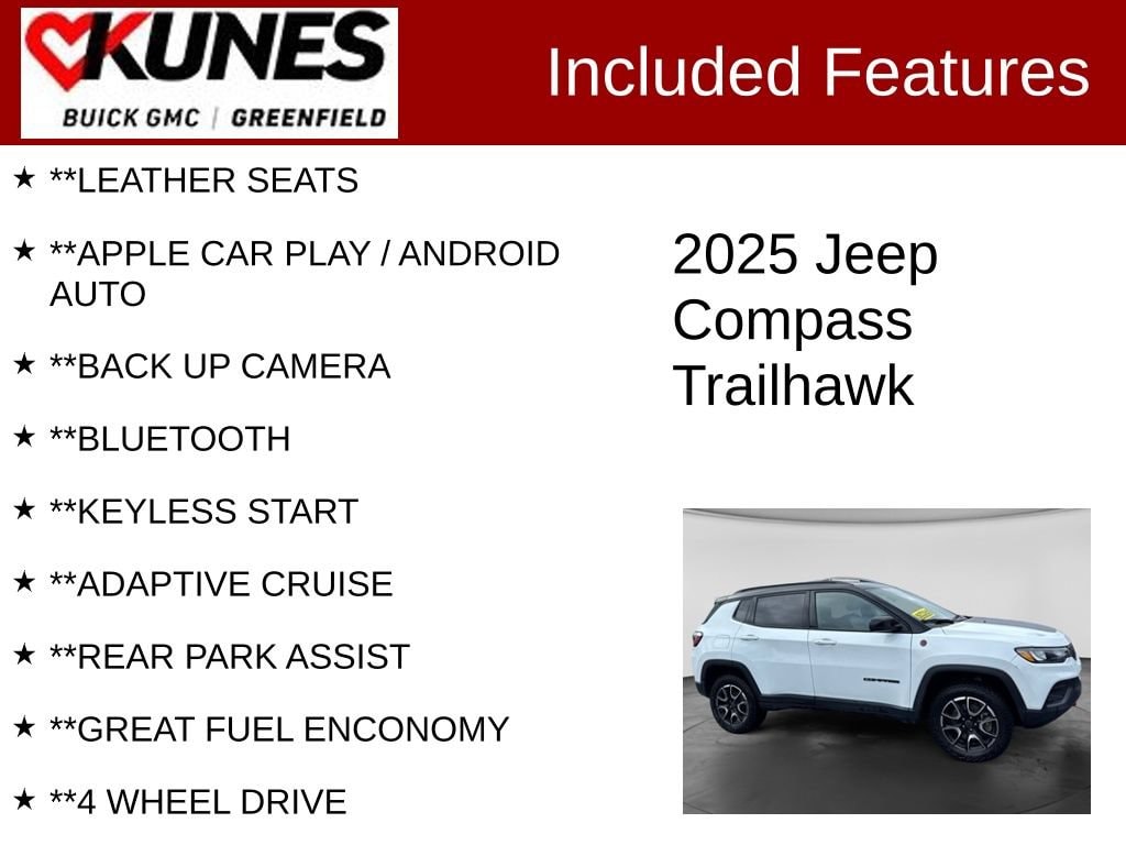 Used 2025 Jeep Compass Trailhawk