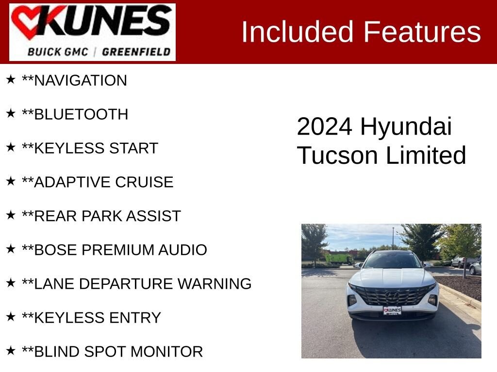 Used 2024 Hyundai Tucson Limited