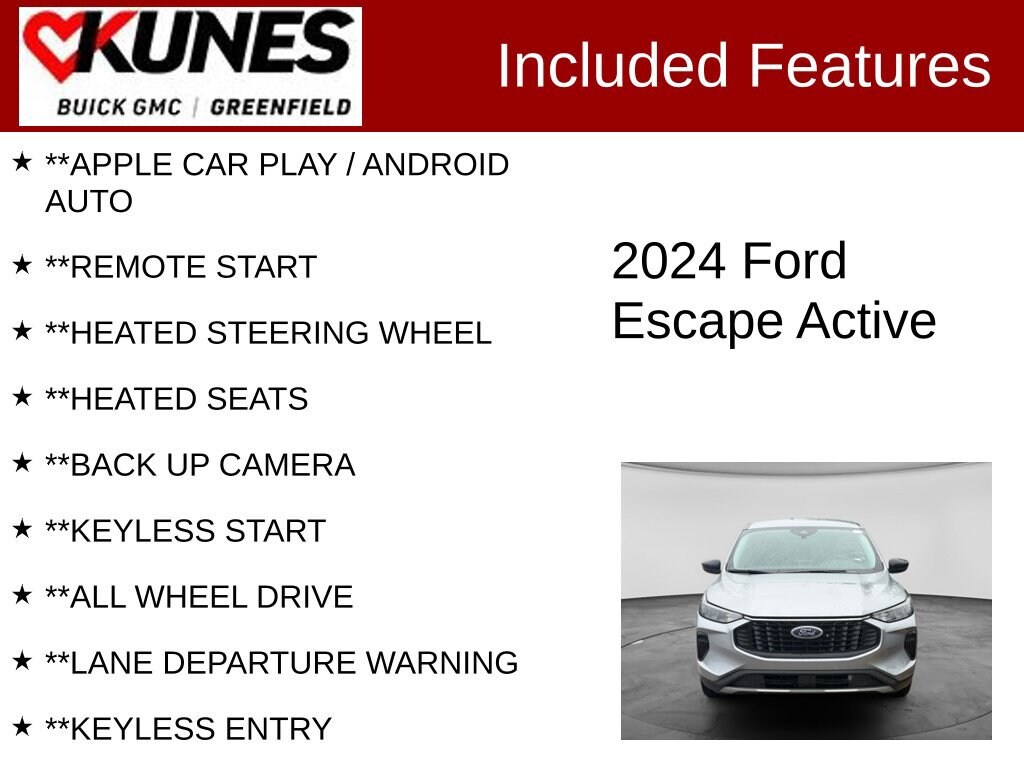 Used 2024 Ford Escape Active