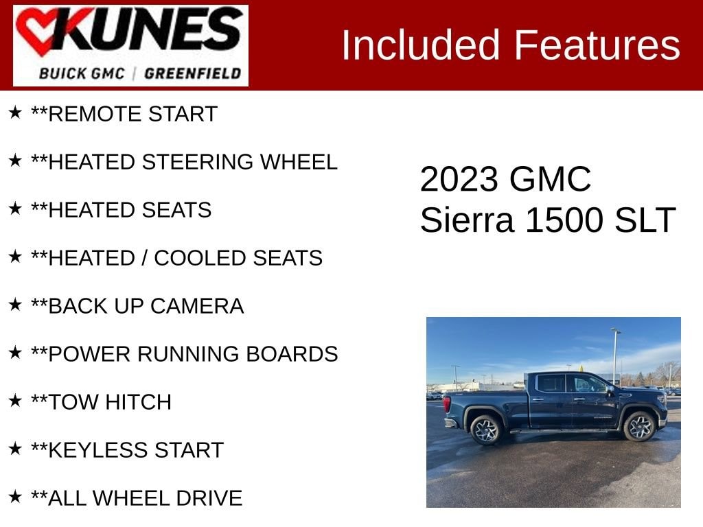 Used 2023 GMC Sierra 1500 SLT Truck
